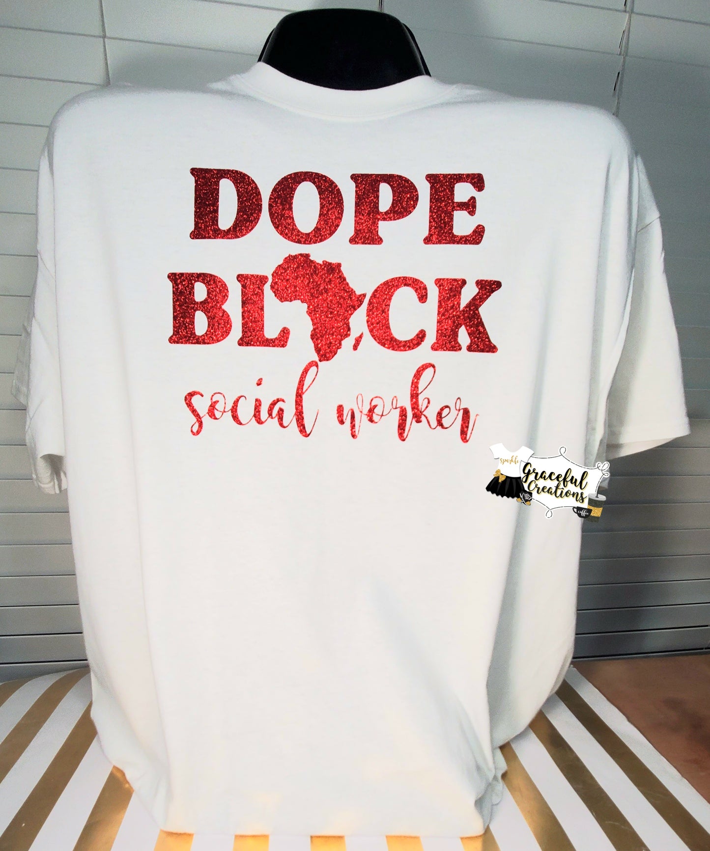 Dope Black Social Worker T-Shirt