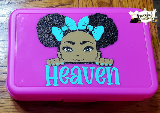 Peeking Child Pencil Box