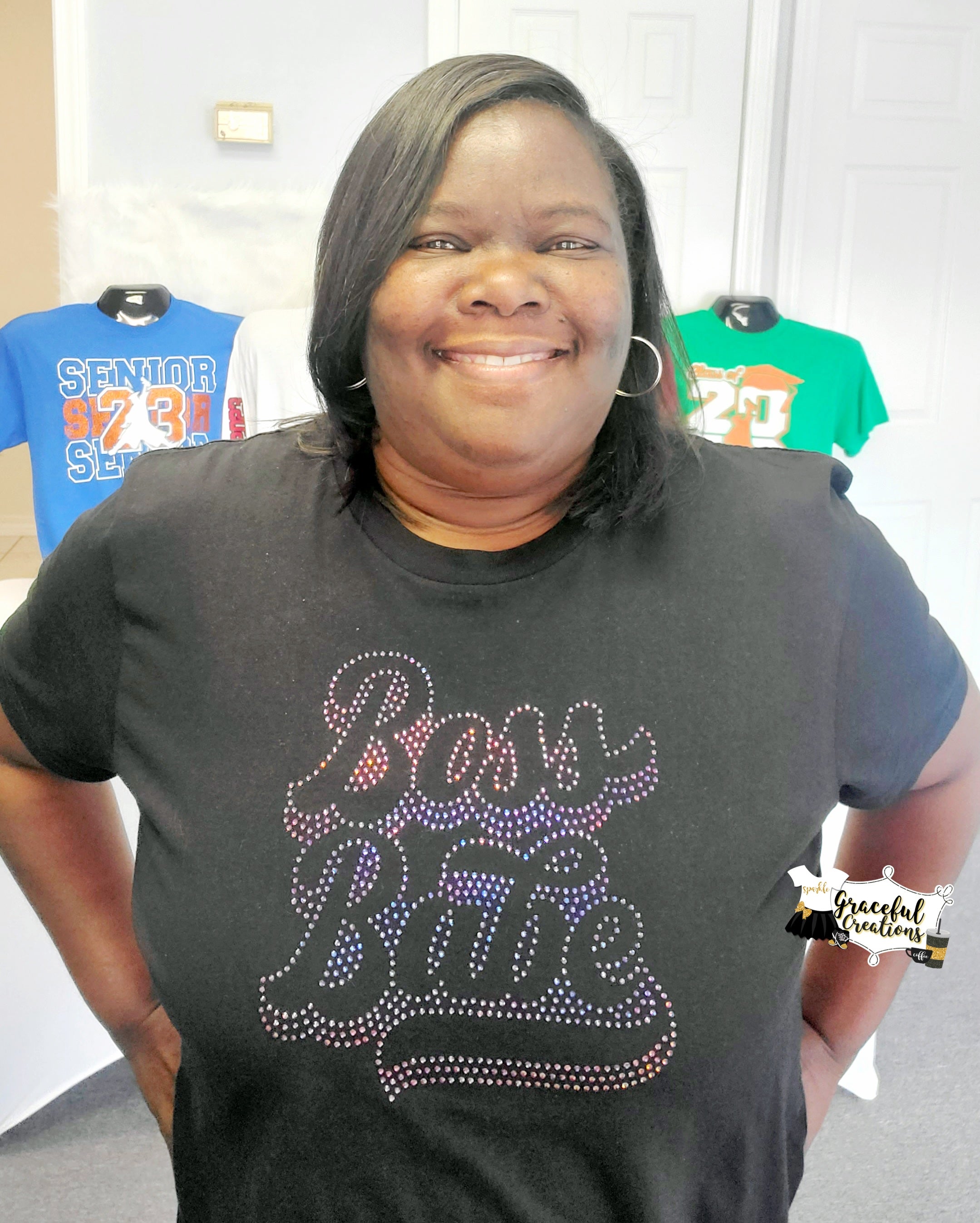 Boss Babe Rhinestone T-Shirt