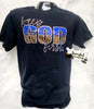 Keep God First Rhinestone T-Shirt