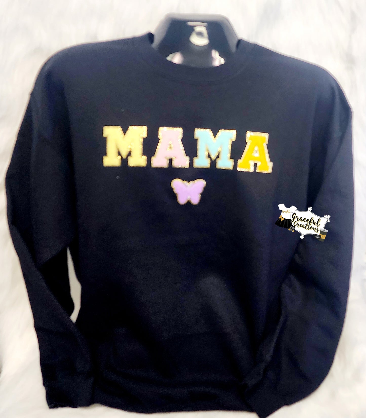 Chenille Letters Sweatshirt