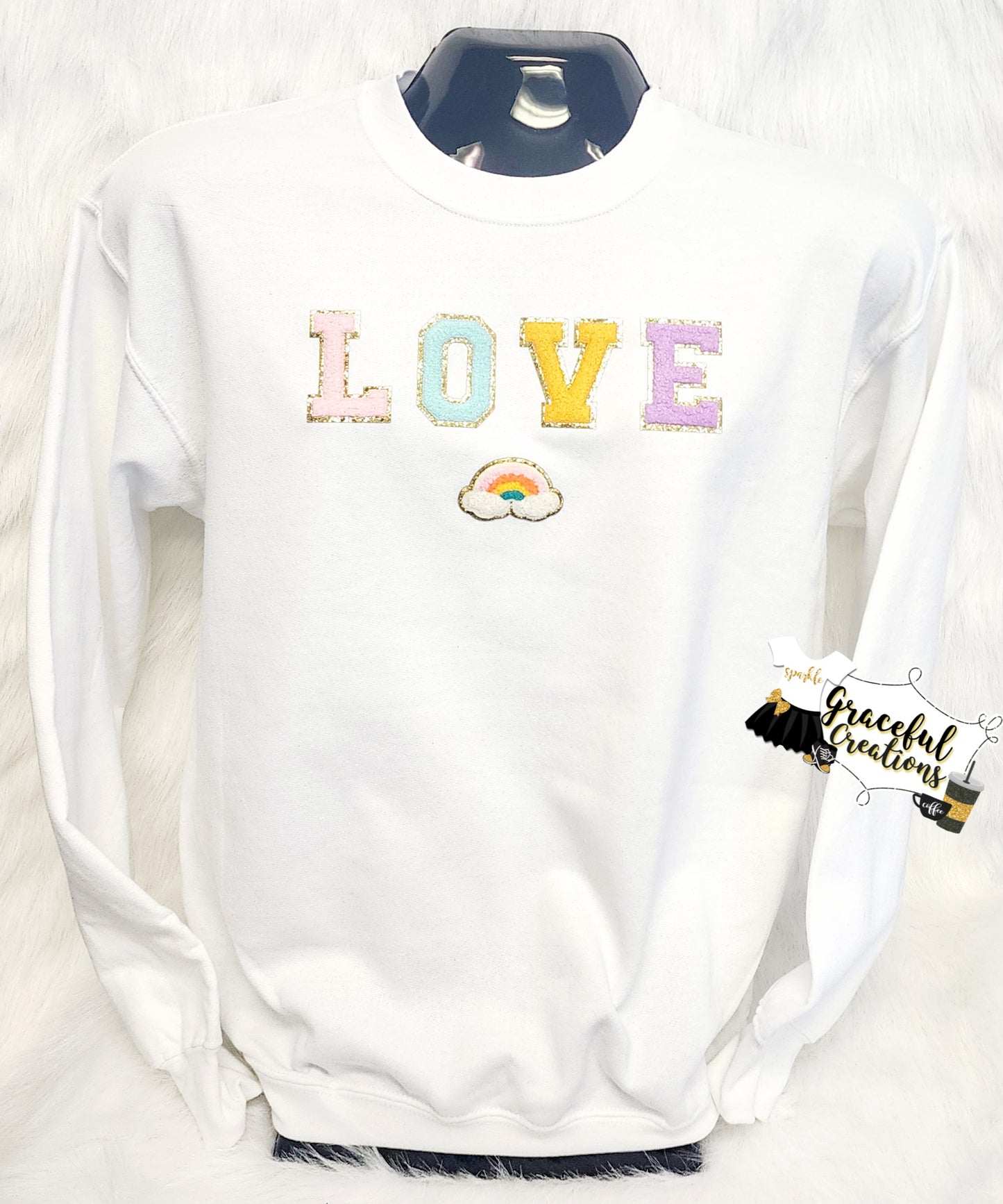 Chenille Letters Sweatshirt