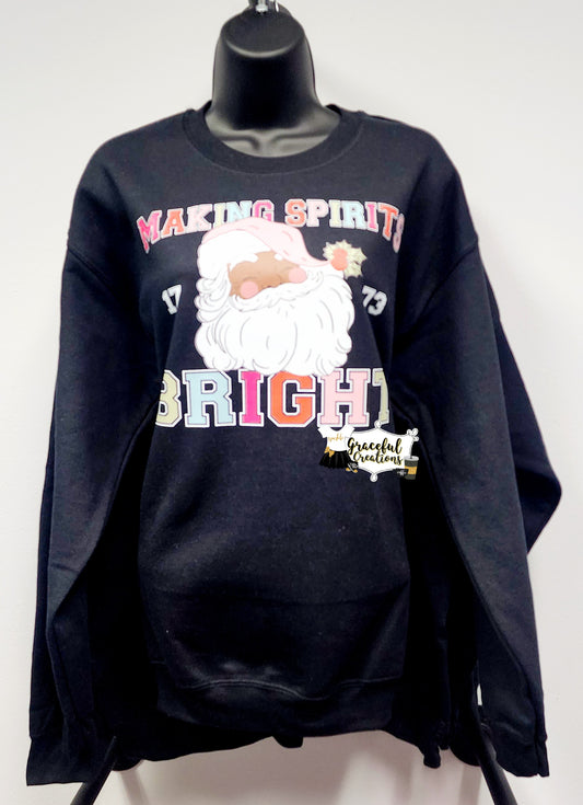 Making Spirits Bright Crewneck Sweatshirt