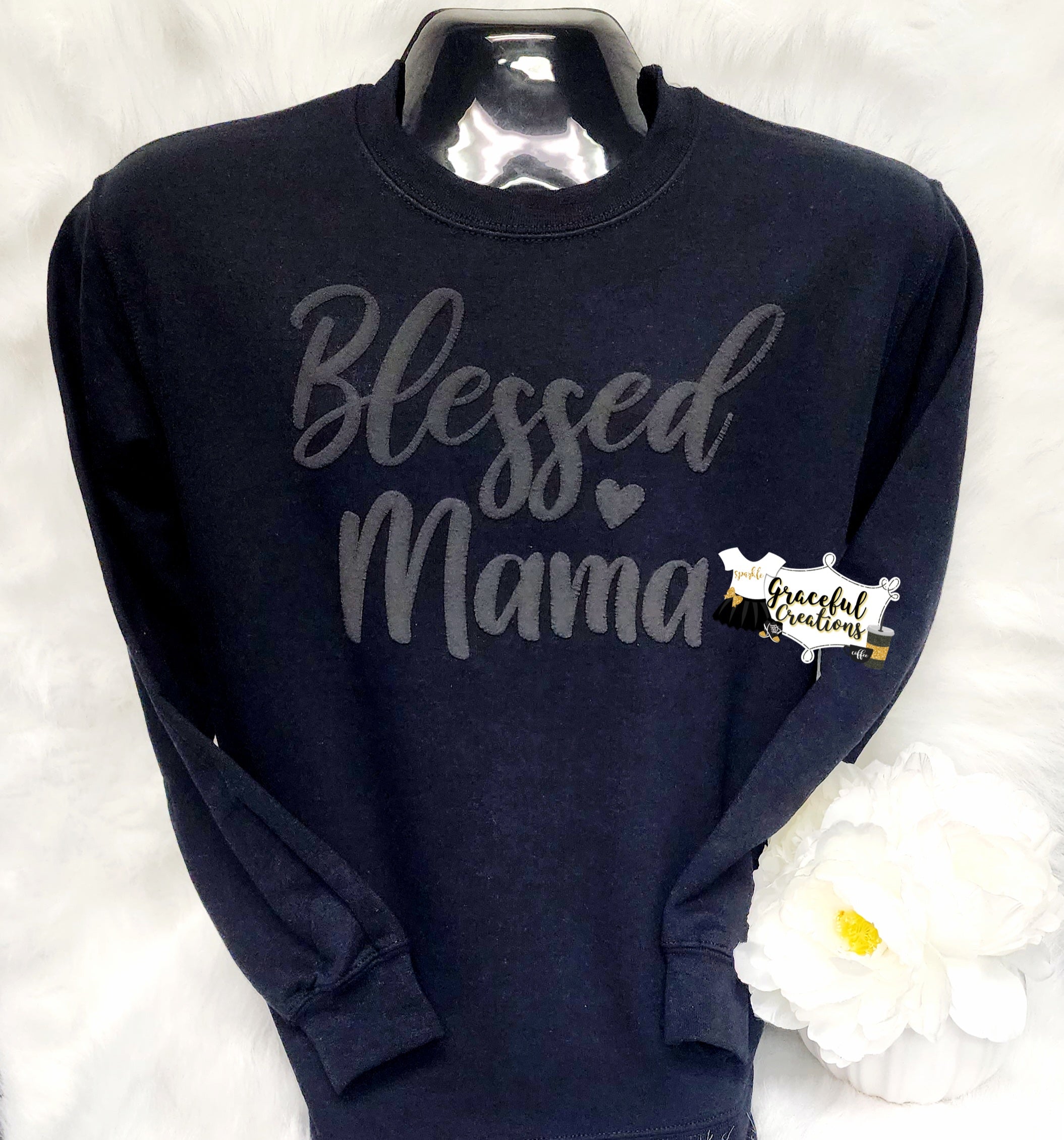 Blessed Mama Women's Crewneck Sweatshirt
