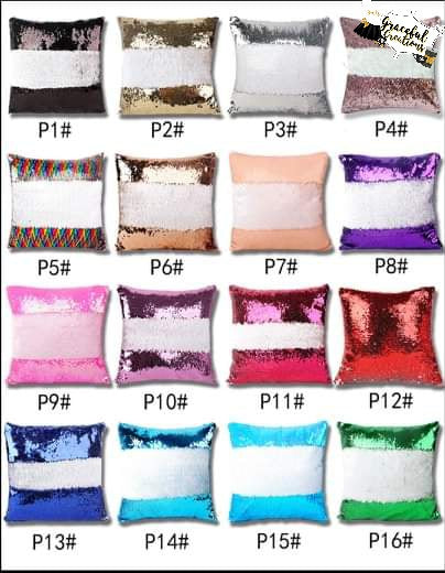 Mermaid Sequin Throw Pillowcase