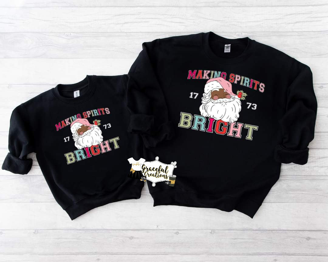 Making Spirits Bright Adult T-Shirt