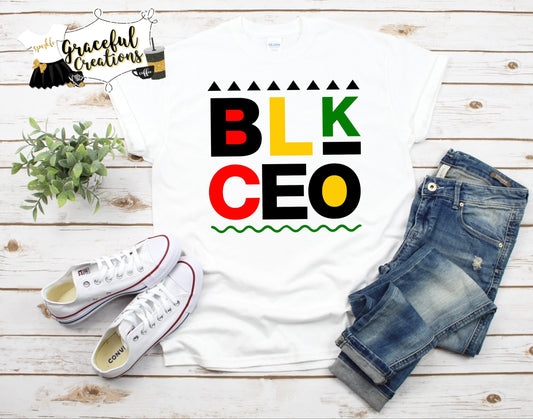 BLACK CEO, Personalized, Custom T-Shirt