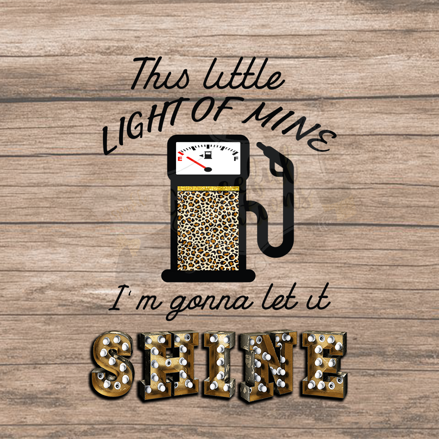 This Little Light of Mine - Gas Pump PNG