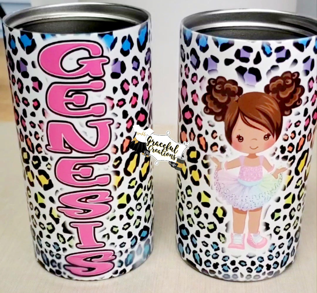 Custom and Personalized 12 Oz. Stainless Steel Sippy Cup