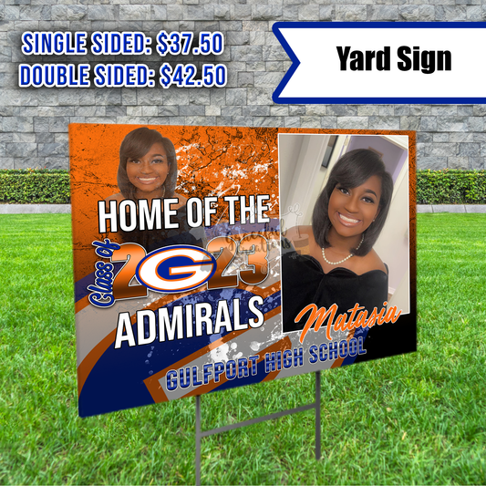 Graduation Yard Sign