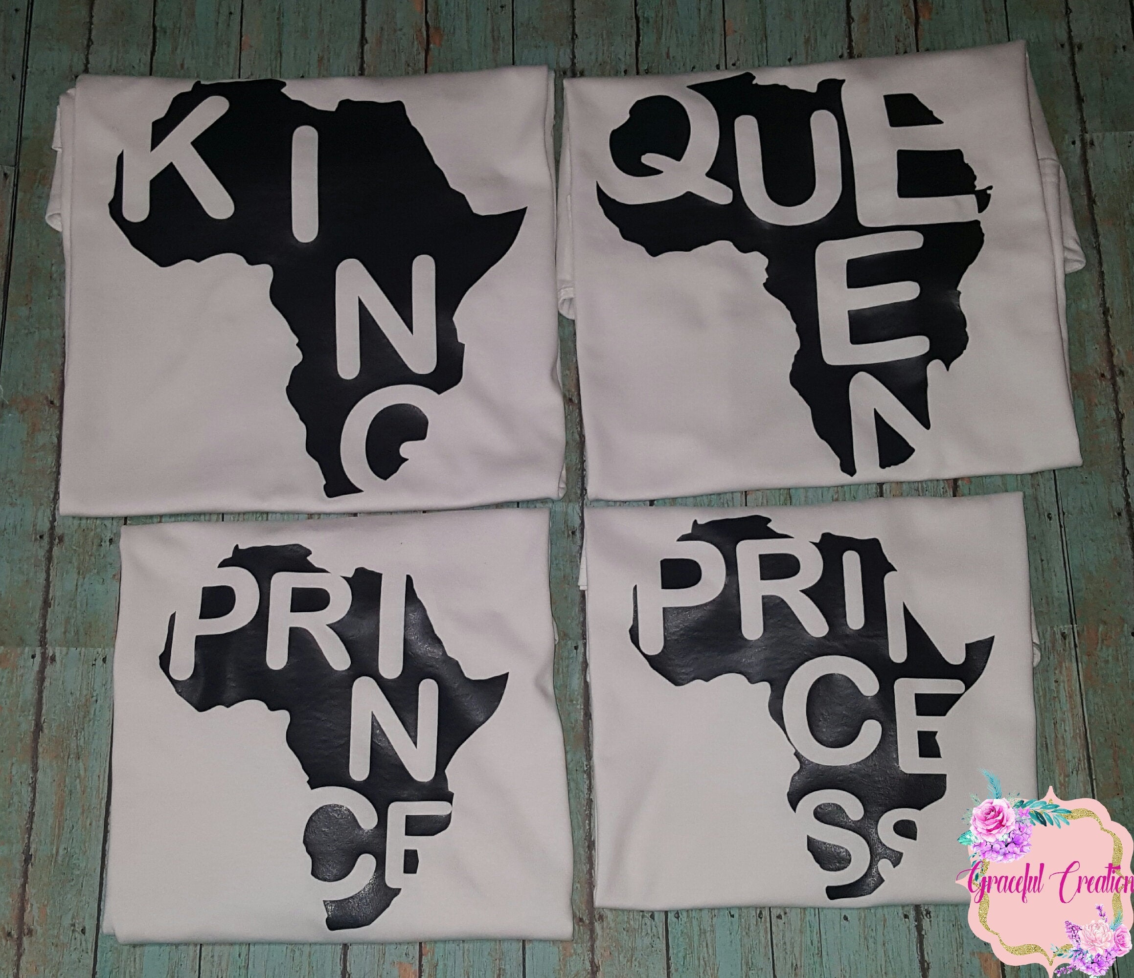 African Prince, African-American, Melanin, Personalized, Custom T-Shirt