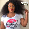 Lipstick & Hustle, Personalized, Custom T-Shirt, MUA, Makeup Artist