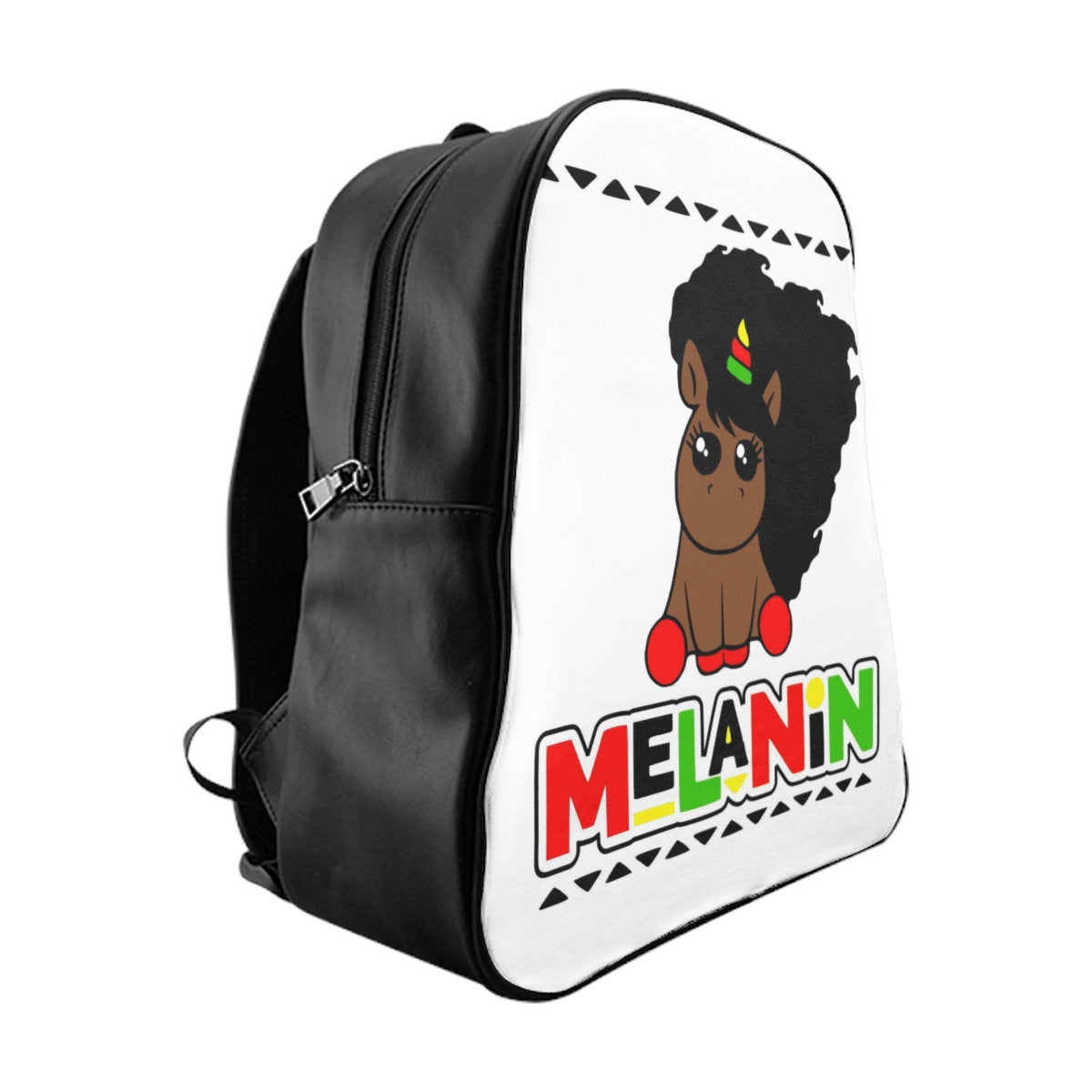 Melanin Unicorn School Backpack